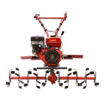 Культиватор бензиновый ASILAK SL-186L колеса 6.5-12 (18 л.с., шир. 105 см, без ВОМ, передач 4, пониженная передача, колеса 6.5-12) (SL-186L-6512) В Комплекте  (фрезы, окучник, плуг, сцепка)