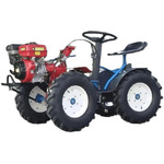 Мотоблок 4х4 на базе Смарт-4, Stark ST-1800F с двигателем GX460, 18.5 л.с., пониженной передачей, колесами 7.00*12. В комплекте: (фрезы, сцепка, плуг, двойной окучник, прицеп 500 кг)