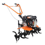 Мотоблок бензиновый PATRIOT КАЛУГА с двигателем Patriot 7,0 л.с. В комплекте (плуг, фрезы, сцепка, распашник)