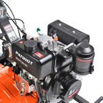 Мотоблок дизельный PATRIOT BOSTON-6D с ВОМ, пониженной передачей и двигателем Patriot 6,0 л.с. В комплекте (фрезы)