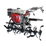 Мотоблок (культиватор) Stark ST-1000F с Прицепом, пониженной передачей и двигателем GX210, 8 л.с., колеса 5.00-12. В комплекте: (фрезы, сцепка, плуг, окучник)