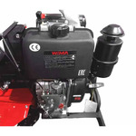 Мотоблок WEIMA WM 1100 BE-6 дифференциал, пониженная передача, ВОМ, 4 передачи вперед/2 назад и дизельным двигателем Weima WM186F 9,5 л.с. Колеса 5.00 х 12. В комплекте (плуг, фрезы, сцепка, распашник)
